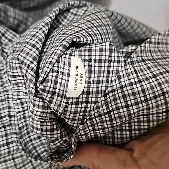 Thomas Dean Long Sleeve Dress Shirt - Picture 11 of 11